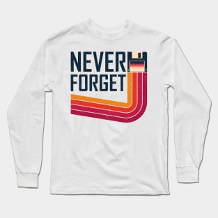 Floppy Disk Nostalgia For All Long Sleeve T-Shirt
